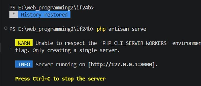php artisan serve